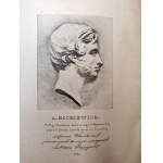 Adam Mickiewicz – Poetische Schriften – Gedichte, Warschau 1930 [Hrsg. T. Pini, illustrierte Gesamtausgabe sowie „Die Bücher der polnischen Pilgerfahrt“]