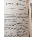 Adam Mickiewicz – Poetische Schriften – Gedichte, Warschau 1930 [Hrsg. T. Pini, illustrierte Gesamtausgabe sowie „Die Bücher der polnischen Pilgerfahrt“]
