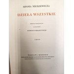 Adam Mickiewicz - Œuvres complètes - Varsovie, 1933
