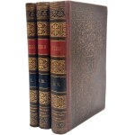Count Aleksander Fredro—Works, Volumes I–V, complete set. Lviv, 1897 [Edited by Henryk Biegeleisen; decorative binding; ex libris by Stanisław Jakubowski]