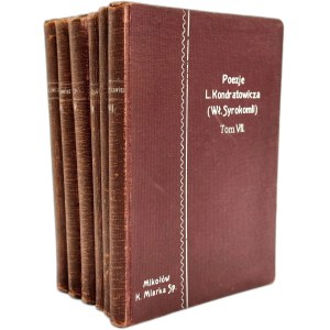 Ludwik Kondratowicz - Poesie, volumi II-VII, Mikołów 1921