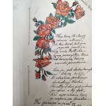 Diary / Journal—containing several dozen entries, Bielsko, Biała, Andrychów, Chrzanów, Oświęcim—the 1920s.