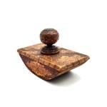 Ornate cradle-shaped ink blotter (bibularz), Central Europe, early 20th century