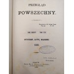 Przegląd Powszechny—Volume VI, January–December, complete set. Kraków, 1889