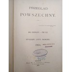 Przegląd Powszechny—Volume XI, January–December, complete set. Kraków, 1894