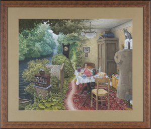 Jacek Yerka, ŚCIEŻKA NAD WODĄ, 2003