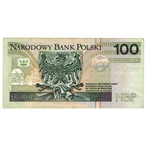 100 Złotych 1994, seria JK 0000057 - niski numer