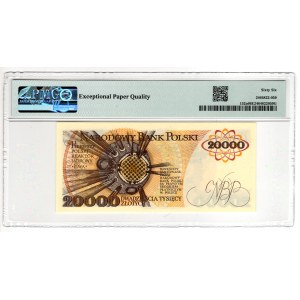 20 zlotych, 1989, AC series (a redesign of the AG series!) - PMG 66 EPQ