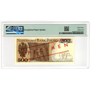 500 zlotych, 1979, AZ 0000000 series - PMG 67 EPQ, Design No. 0409*