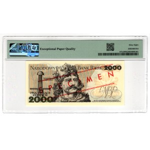 2 000 Złotych 1979, seria S 0000000 - PMG 68 EPQ, WZÓR No 0795*