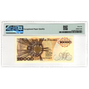 20 000 zlotys 1989, série C - PMG 66 EPQ