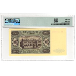 20 złoty del 1948, serie HK - PMG 64