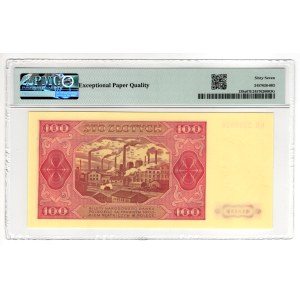 100 zlotych, 1948, KR series - PMG 67 EPQ