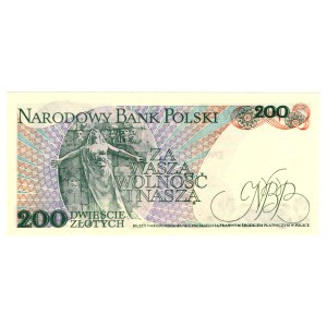 200 zlotých, 1986, séria DR
