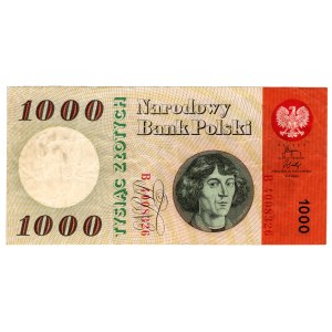 1,000 zloty, 1965, Series B