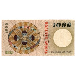 1,000 zloty, 1965, Series B