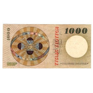1,000 zloty, 1965, Series E