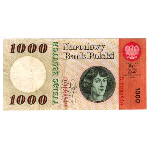 1,000 zloty, 1965, Series D