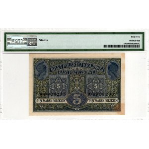 5 Polish Marks 1916, General, Series A - PMG 62