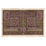 10 Polish Marks, 1916, General, Series A