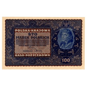 100 marks polonais de 1919, série IB R