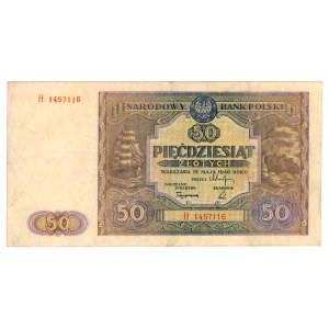 50 Złotych 1946, seria H