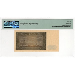2 zlote, 1948, R Series - PMG 66 EPQ