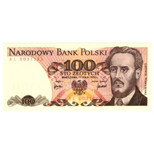 100 Złotych 1976, seria AL