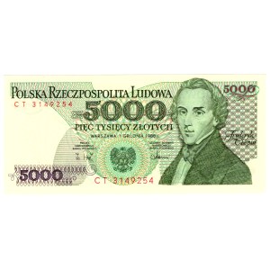 5 000 Złotych 1988, seria CT