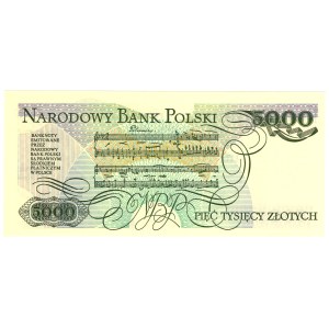 5 000 zlotys, 1988, série CS