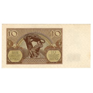 10 Złotych 1940, seria N.