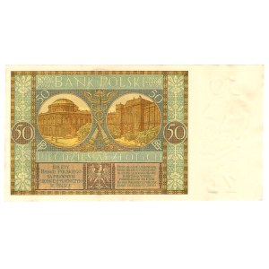 50 złotych, 1929, EM series.