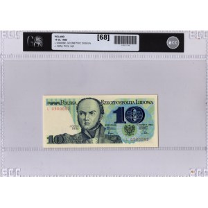 10 zlotych, 1982, L Series - GCN 68