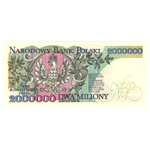 2 millions de zlotys 1992, série A