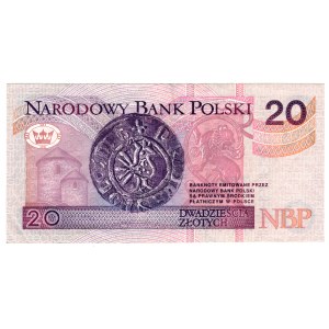 20 zlotých 1994, séria DK