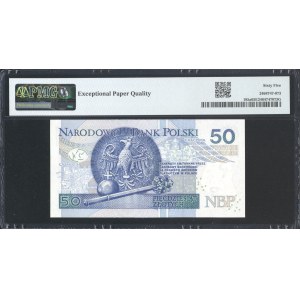 50 złotych 2012, AA Series - PMG 65 EPQ