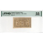 4 Złoty Treasury Note, 1794, Series (1)(U) - PMG 55