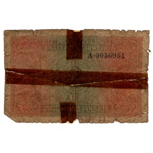 2 Polish Stamps, 1916, General, Series A