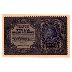 1,000 Polish Marks, 1919, Series I BS