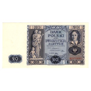 20 zlotych, 1936, BC series