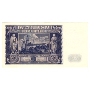 20 zlotych, 1936, BC series
