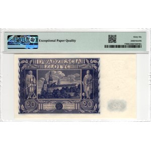 20 zlotych, 1936, BN Series - PMG 66 EPQ