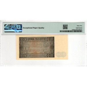 2 zlote, 1948, BP series - PMG 65 EPQ