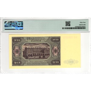 20 Złotych 1948, seria KE - PMG 64