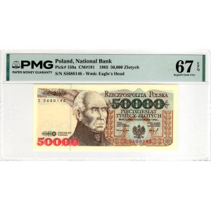 50.000 Złoty 1993, Serie S – PMG 67 EPQ
