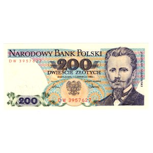 200 zlotych, 1986, DW Series