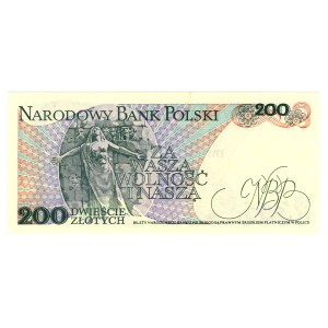 200 zlotych, 1986, DU series