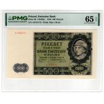 500 zlotych, 1940, Series A - PMG 65 EPQ