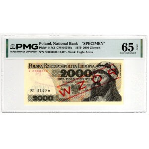 2 zlote, 1979, S series 0000000, PROTOTYPE, No. 1140* - PMG 65 EPQ