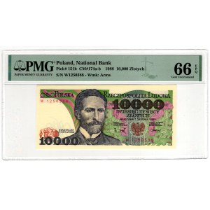 10 zlotych, 1988, W Series - PMG 66 EPQ